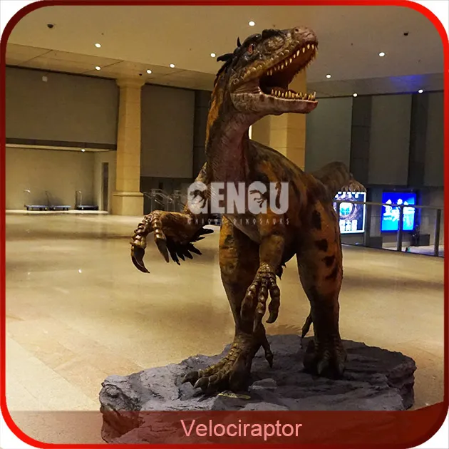 Dinosaurio animatrónico Velociraptor realista a la venta