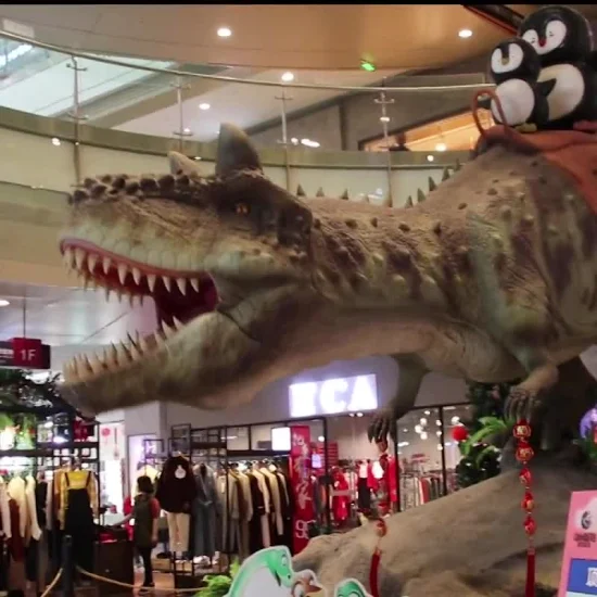 Parque de dinosaurios animatrónicos Dino Dream de tamaño natural