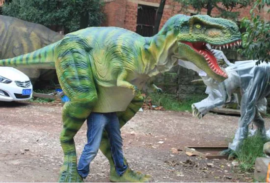Disfraz de dinosaurio con patas ocultas, disfraz de dinosaurio de tamaño natural